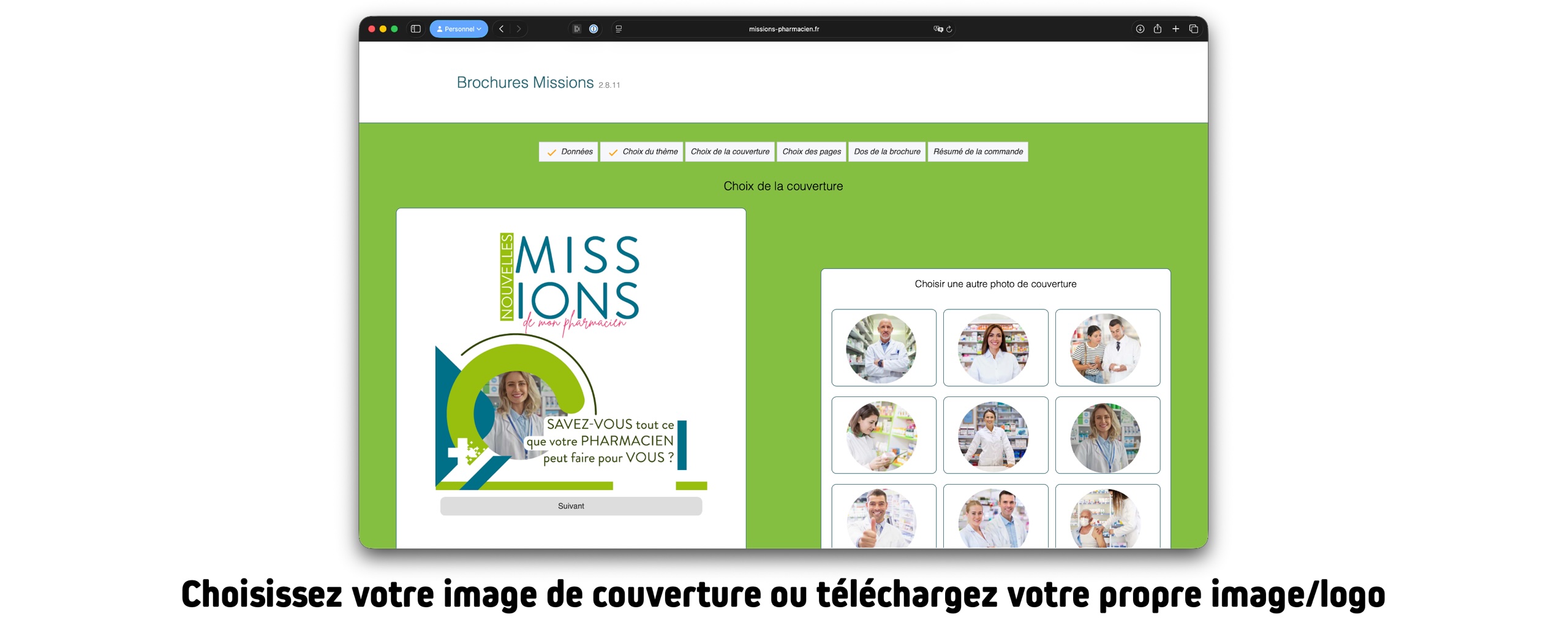 Choisir une couverture