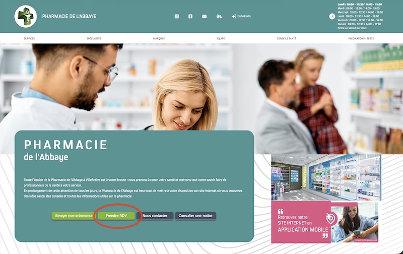 Site pharmacie