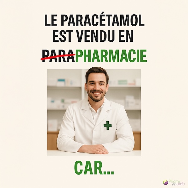 LE PARACÉTAMOL EST VENDU EN PHARMACIE